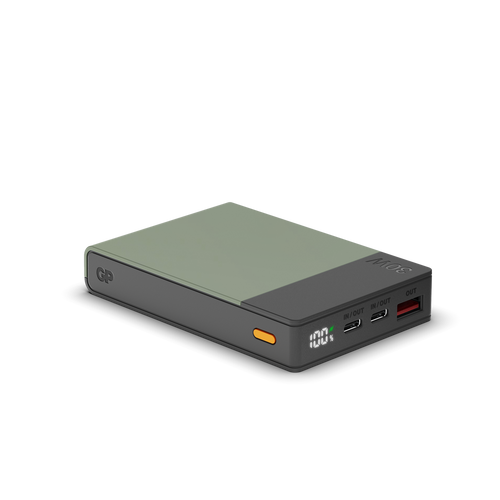 GP M3 10 000 mAh 30 W powerbank, grön – modell 405224