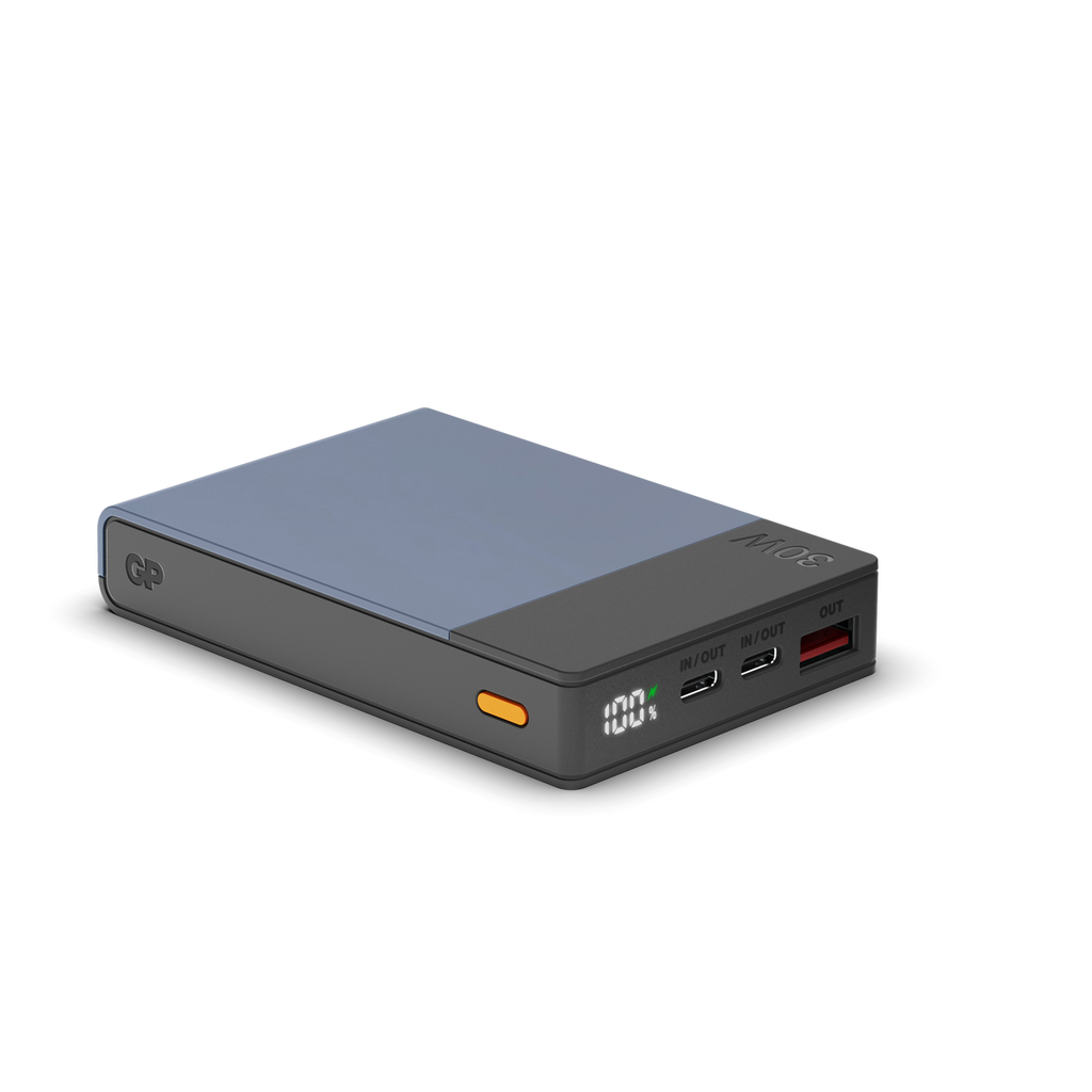 GP M3 10 000 mAh 30 W powerbank, blå – modell 405225
