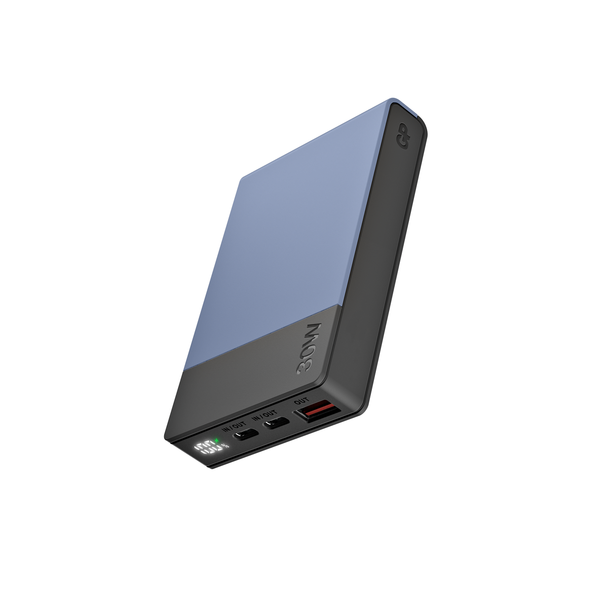 GP M3 10 000 mAh 30 W blå 405225, powerbank med USB-C och USB-A