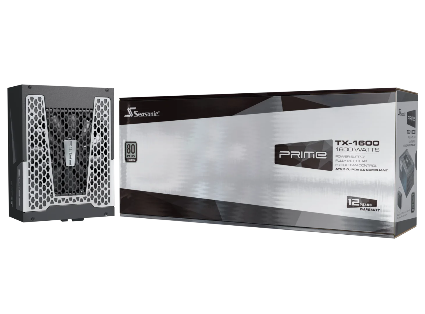 Seasonic PRIME TX ATX 3.1 nätaggregat och kartong