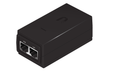 Ubiquiti POE-24-12W, svart passiv PoE-injektor. Originalillustration från tillverkarens datablad.