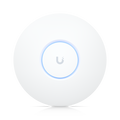 Ubiquiti UniFi nanoHD, vit Wi-Fi 5-accesspunkt. Modellbild av en enhet; vald förpackning innehåller tre eller fem accesspunkter.