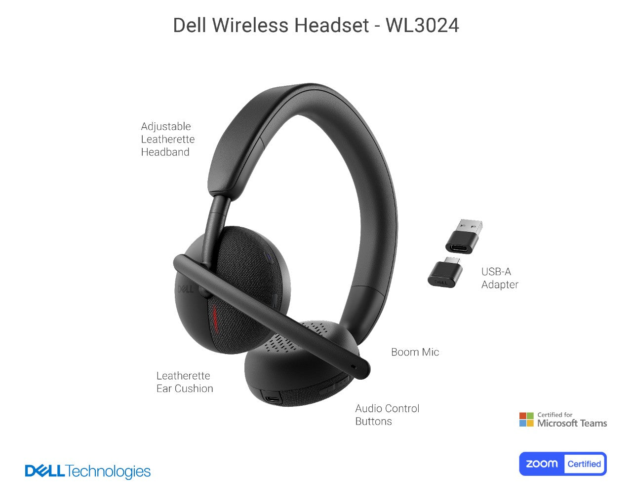Dell trådlöst headset