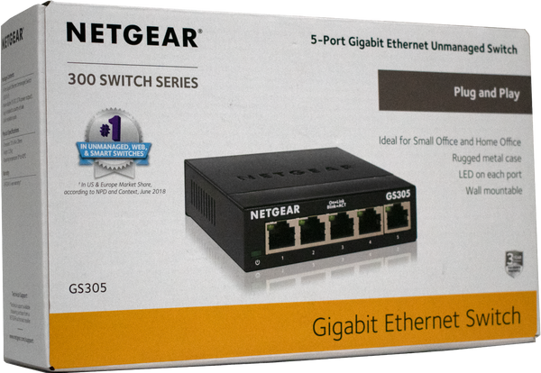 Netgear Switch 5Portars